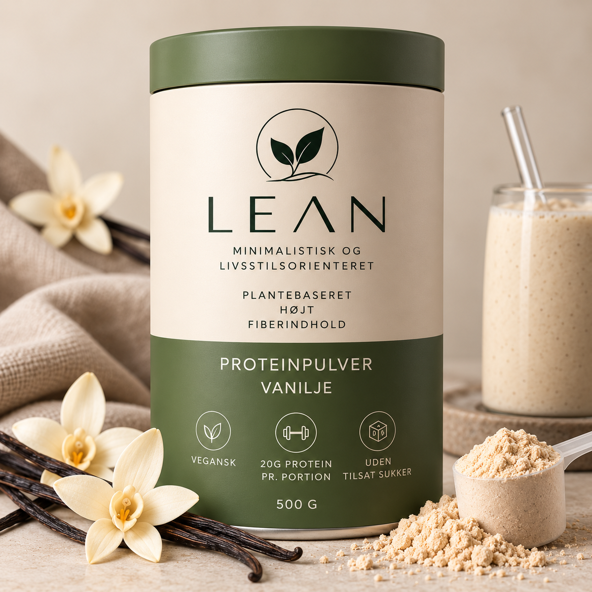 LEAN Plant Protein – Vanilje