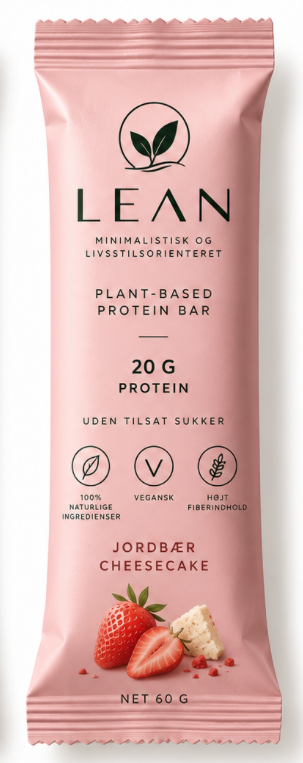 LEAN Proteinbar - Jordbær og Cheesecake