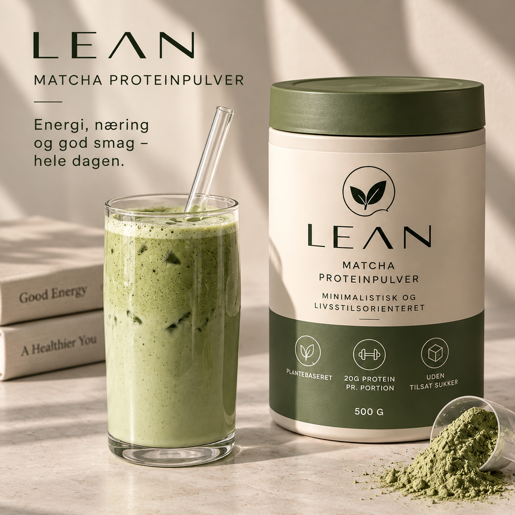 LEAN Matcha protein pulver