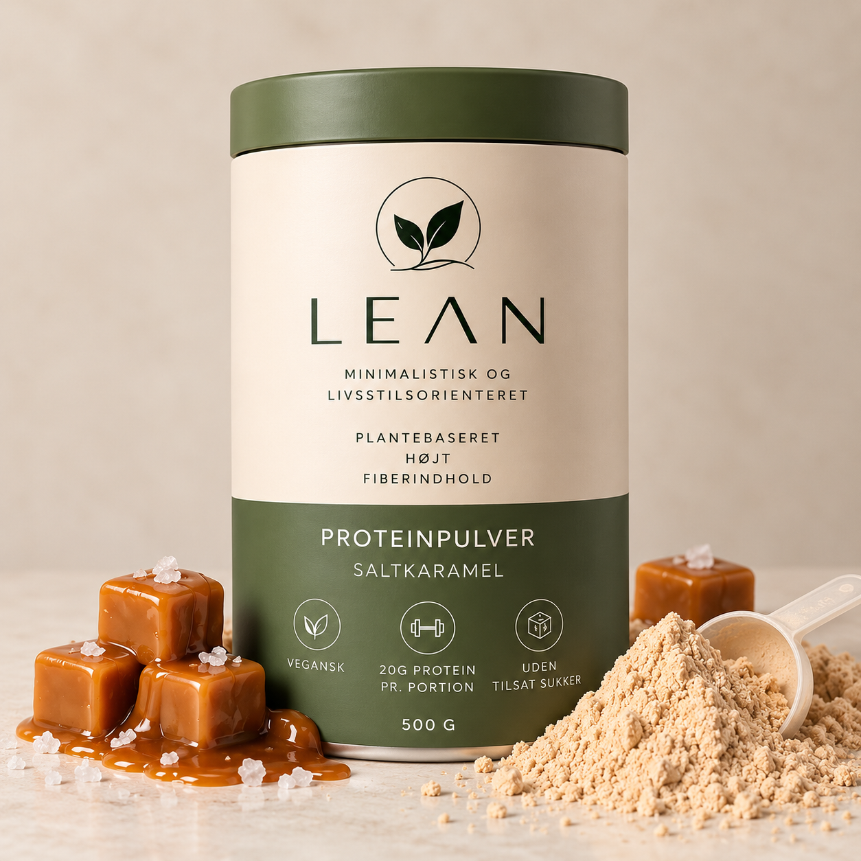 LEAN Plant Protein – Saltkaramel